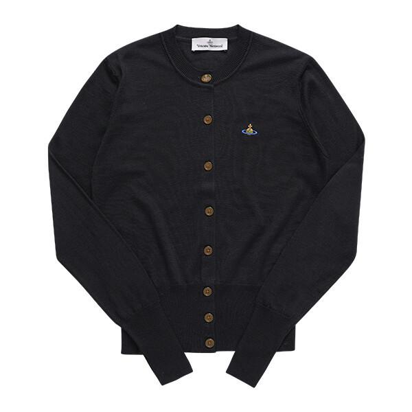 Vivienne WeStwood Women S Cardigan Beare Orb Logo Wool Silk 1803002p Y001a N402