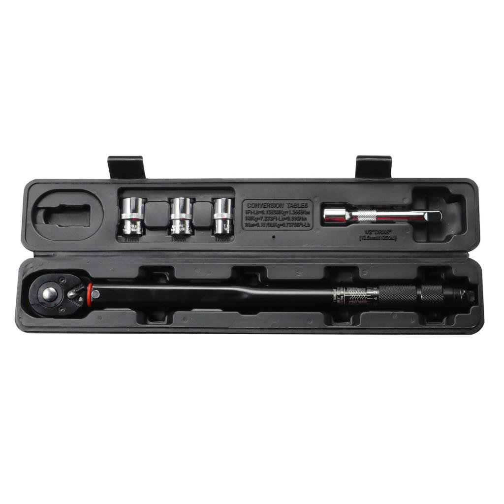 Professional Reversible Torque Wrench with Preset Locking Mechanism and Fatigue Proof Grip Design Easy To Read Marking