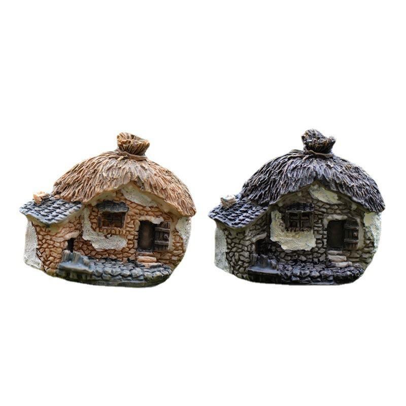 Small House, Micro Landscape Decoration Accessories, Resin Small House Ornament, Villa, Ornament