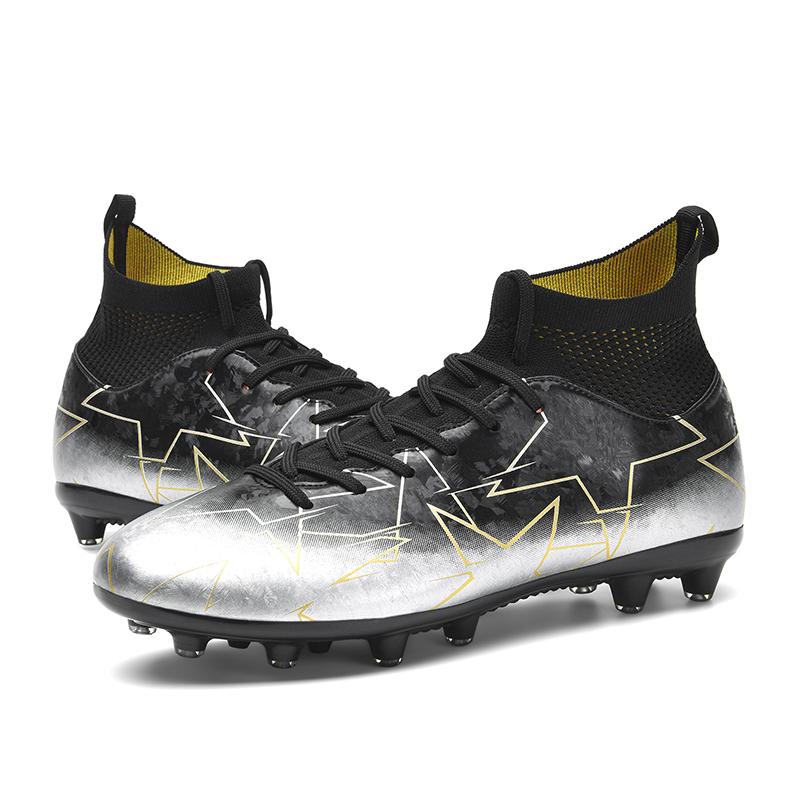 

Fashion Men/Women s Football Boots Socks Professional Training Football Boots Young Children Football Shoes 47 чёрный