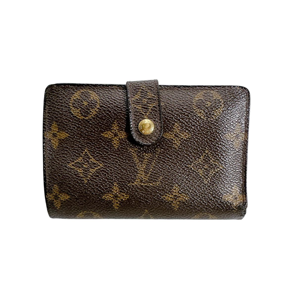 LOUIS VUITTON Monogram Porto Monet Viet Vienoa wallet Monogram canvas Brown Women M61663 Used