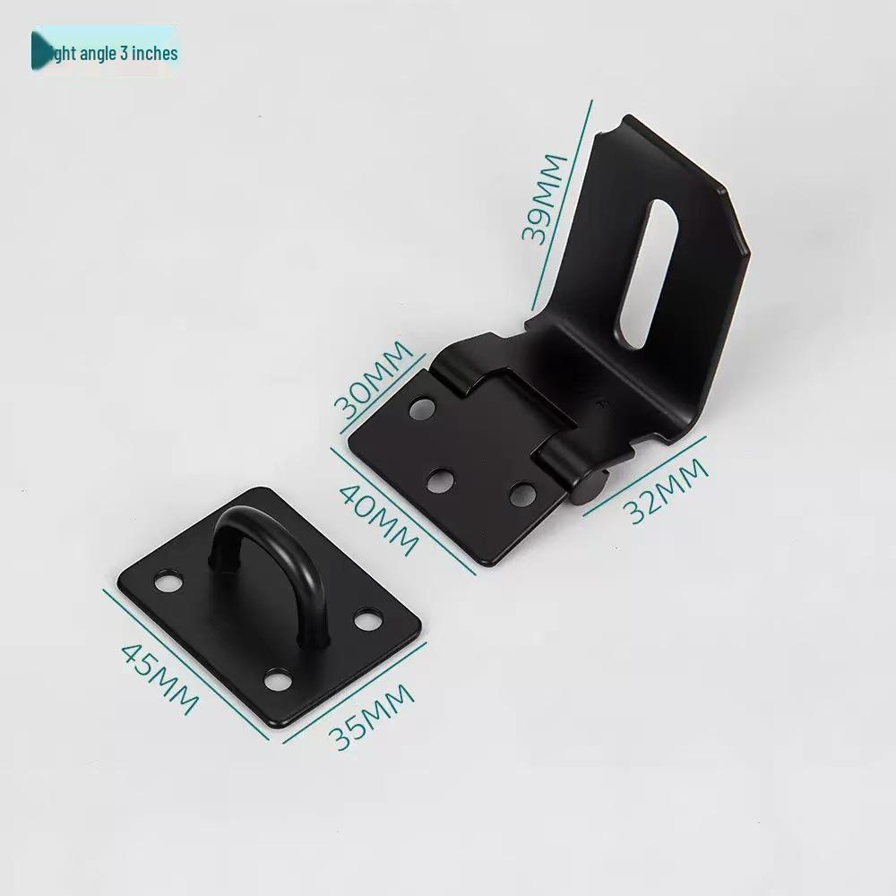 Heavy-Duty Stainless Steel Padlock Hasp for Anti-Theft Security