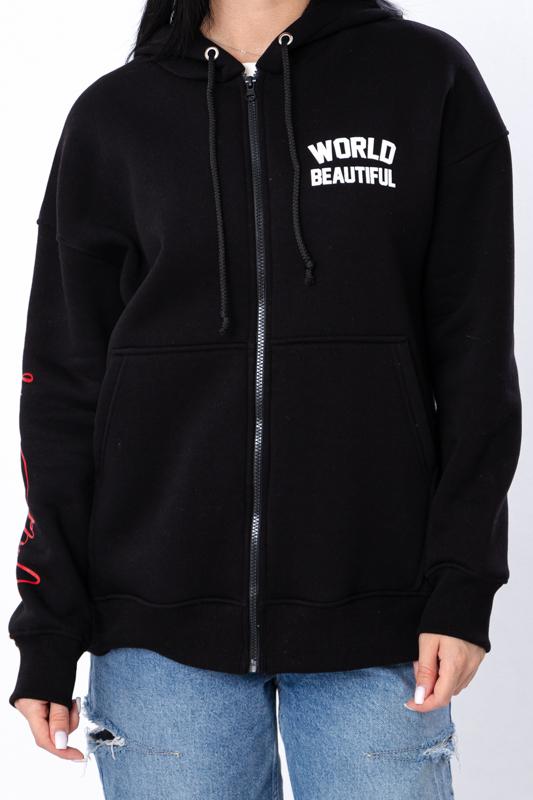 Bluza z kapturem (damskie) Zima 3357-025-33 HC