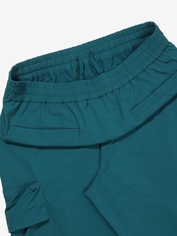 BBC EARTH Semi-Overfit Pocket Jogger Pants_Teal Green