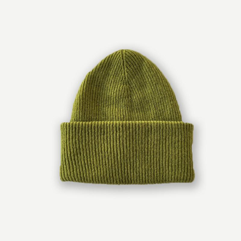 Winter Warm Beanies Casual Thread Hip Hop Hat Adult Women 100% Wool Knitted Skull Cap Gorro Ski Caps Cold Proof Beanies
