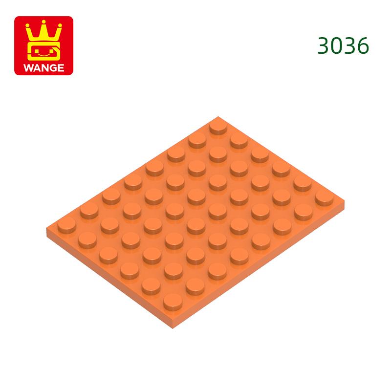 15Pcs/Lot 3036 6x8 Dots Plate Construction Bricks Basic Components Board Blocks Works With all Brand Playthings Ideal For Children Gift Idea Box