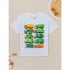 European Sizes Soft Breathable Garbage Truck Recycling Day Trash Waste Separation Birthday T-Shirt for Kids | Boys & Girls Graphic Tee