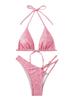New Hot Pink European & American Style Bikini Swimsuit