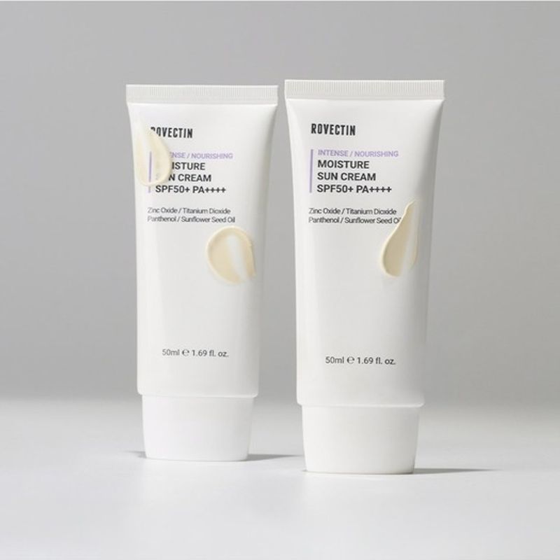 Rovectin Intense Moisture Sunscreen SPF50+ PA++++ 50ml (Mineral Sunscreen)