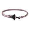 Fashion Nylon Bracelets For Men Women Couple Gifts Wrap Braided Wristband Male Bracelet Rope Alloy Hook Anchor Bangle