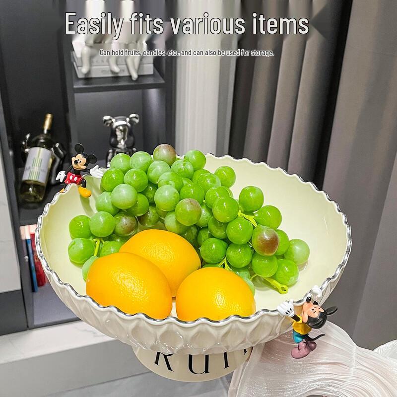 Naijiang Light Luxury Fruit Plate with Drain Basket