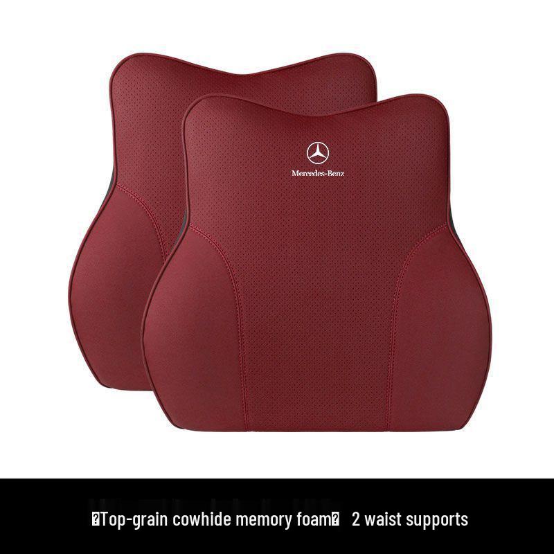 Compatible with Mercedes-Benz S-Class, C-Class, E-Class, E300L, C260L, GLC, and Maybach headrests and neck supports.