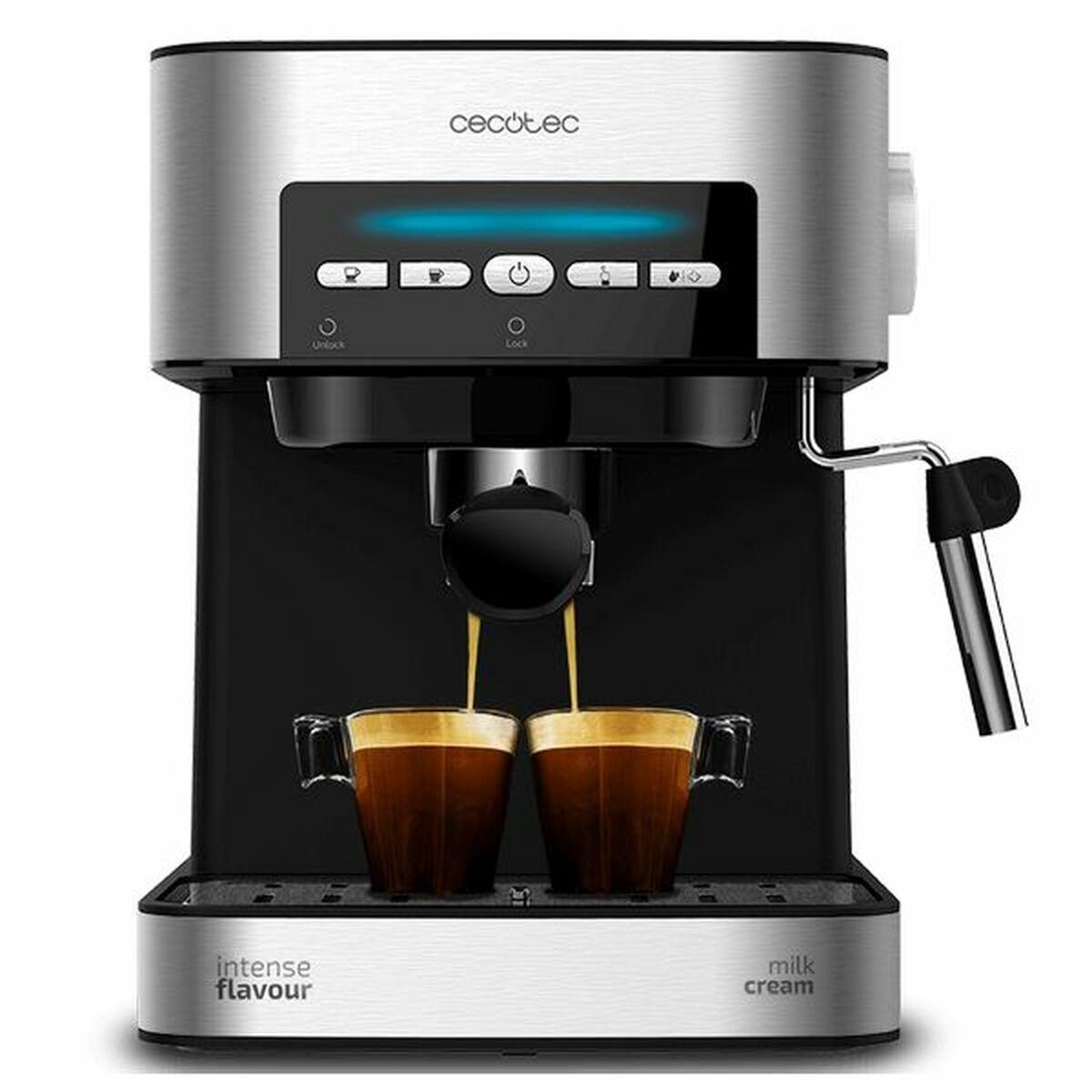 Cecotec Versilbert Digitale Espressomaschine Mit 20 Bar Pumpendruck Und Schwenkbarer Dampfdüse. - Bild 5