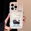 Girl Cartoon 16 Suitable for Iphone13 IPhone Case 14 Polka Dot Cat 11 Transparent 12 Soft 15promax