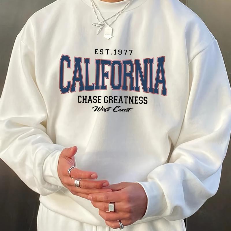 

Crew Neck Sweatshirt, Perfect for Long-Term Daily Use S
