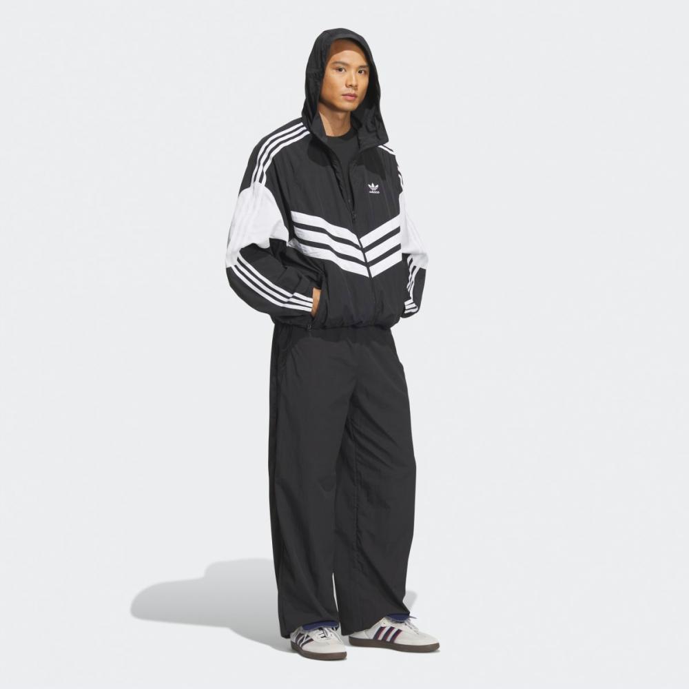 Adidas Adicolor Windbreaker Jm7260 Black White