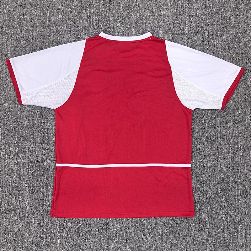Retro fotbalový dres Arsenalu 02-04 s krátkým rukávem
