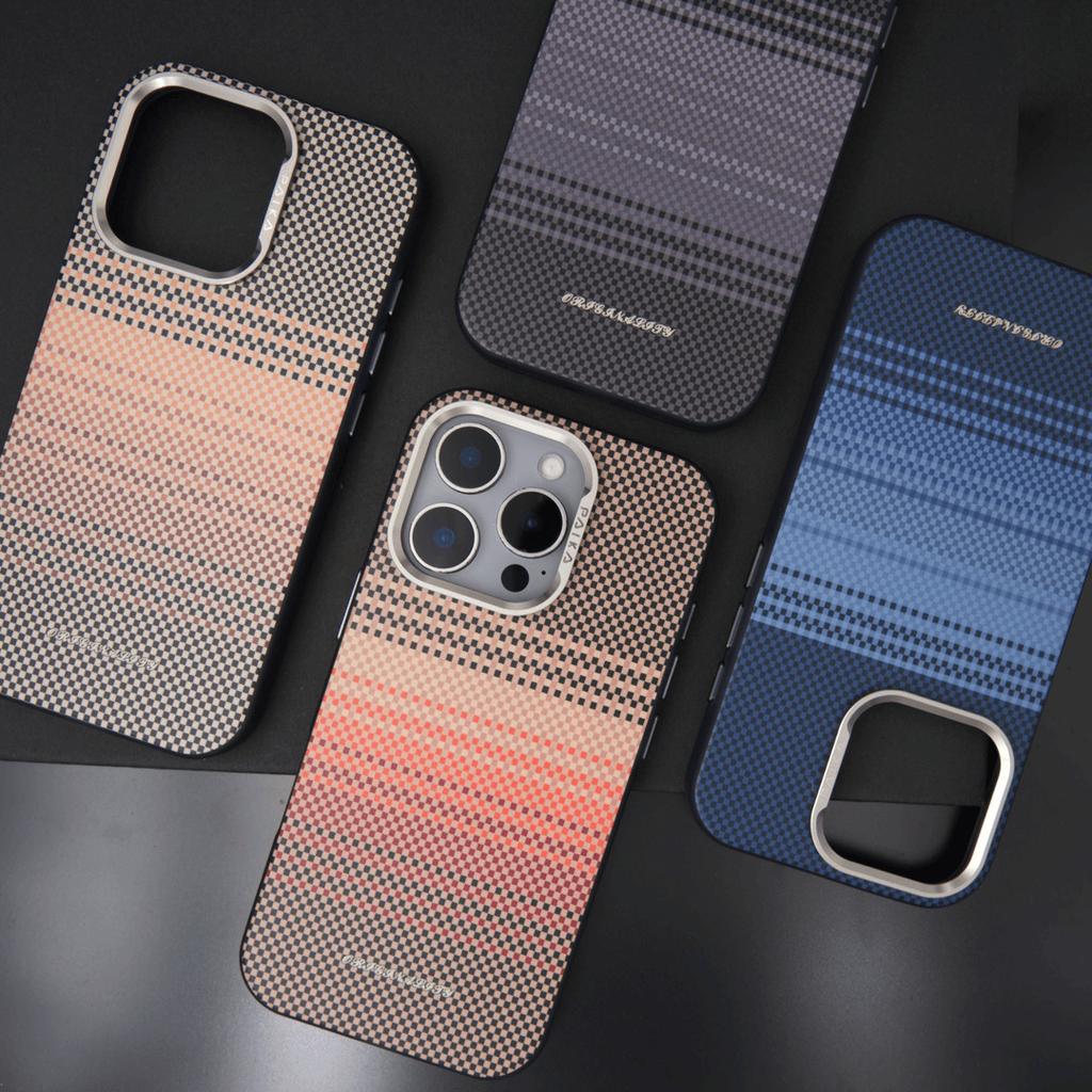 Applicable To Apple 16 Kevlar Carbon Fiber Magnetic Phone Case Apple 15 Promax Advanced Sense Anti Fall Protection Case