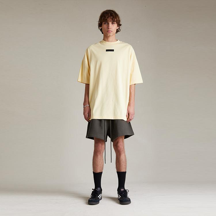 Fear of God Essentials Short-Sleeve Tee Garden Yellow Men Tops 125SP244191F
