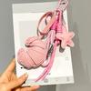 Taschenanhänger GHandgefertigtes Leder Croissant Geflochtener Stern Handy-Taschenanhänger Schlüsselanhänger Ornamente Geschenke
