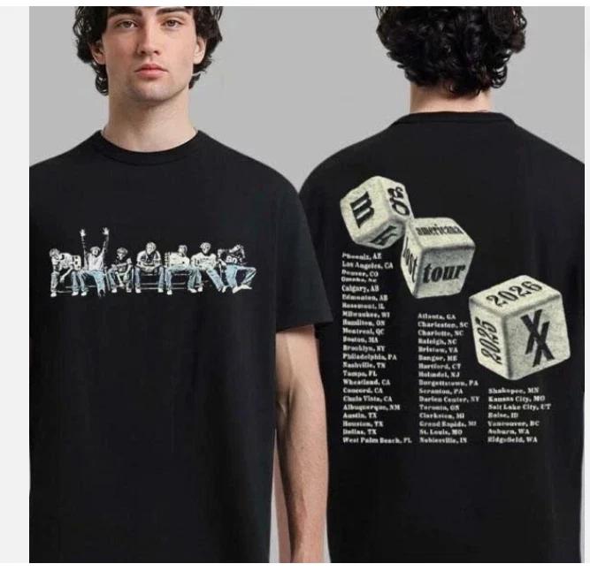 

MGK Lost Americana 20252026 Tour Tshirt Pure Cotton Couples Streetwear Shirt for All Seasons graphic t shirts M