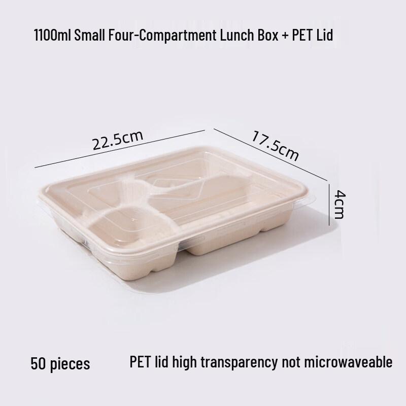 ZLIII Biodegradable Disposable Meal Prep Containers with Lids