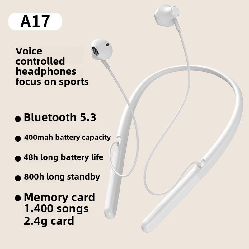 

Шумоподавляющие наушники ANC с двумя ушами и сверхдолгим сроком службы, активируемые голосом, Bluetooth-наушники 5.3 Магнитные белый