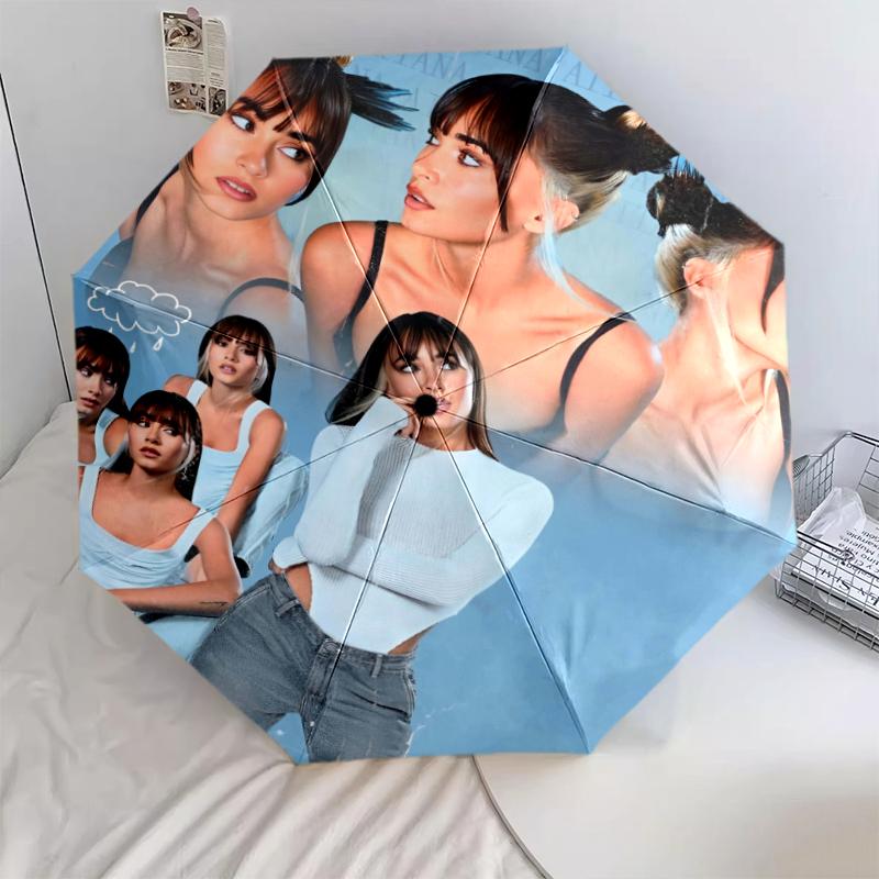 

1 PC Automatic Folding Umbrella - Aitana Pattern, Portable & Foldable Design with 8 Ribs, Christmas Birthday Gifts