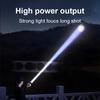 High Power LED Flashlight Rechargeable Type-C Flashlight 26650 Super Bright Long Range Torch Camping Lantern Fishing Lamp