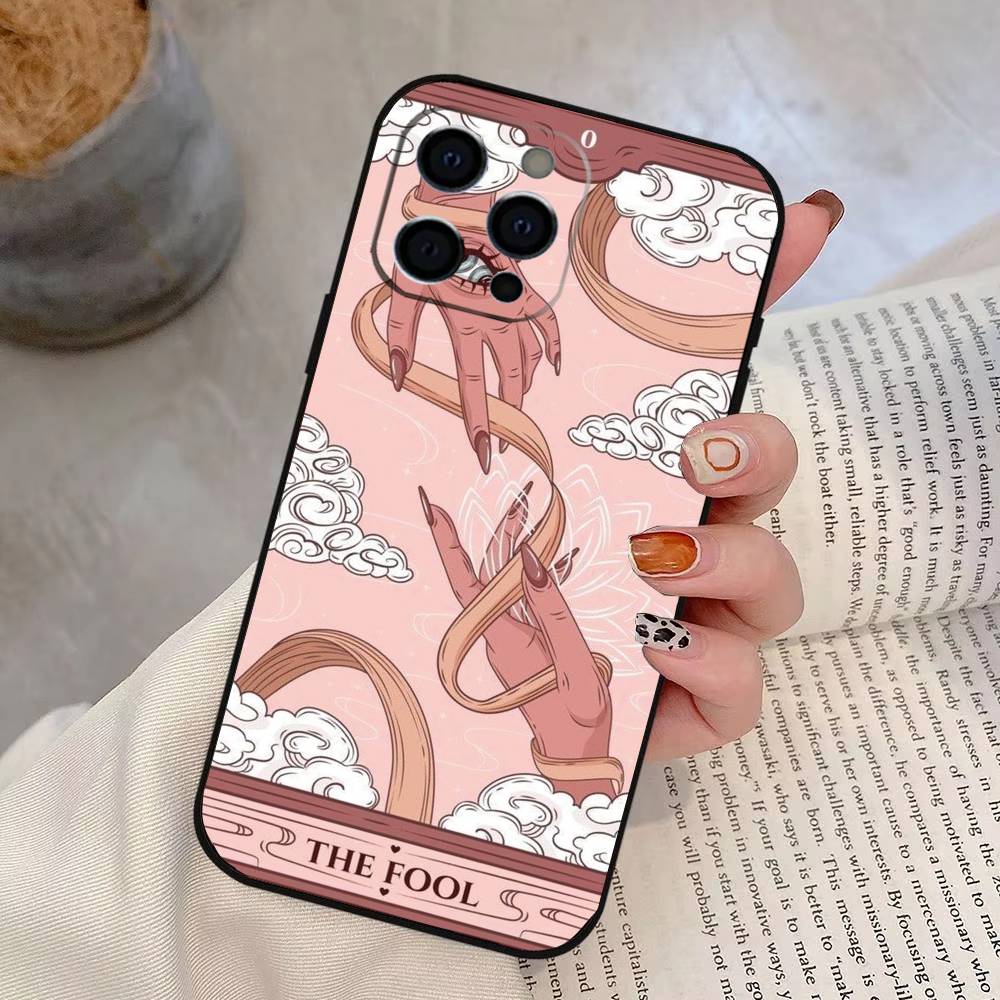 

Moon Star S-Sun Tarot Phone Case Silicone Soft For IPhone 17 16 15 14 13 12 11 X XR Plus Pro Max Plus iPhone17Pro