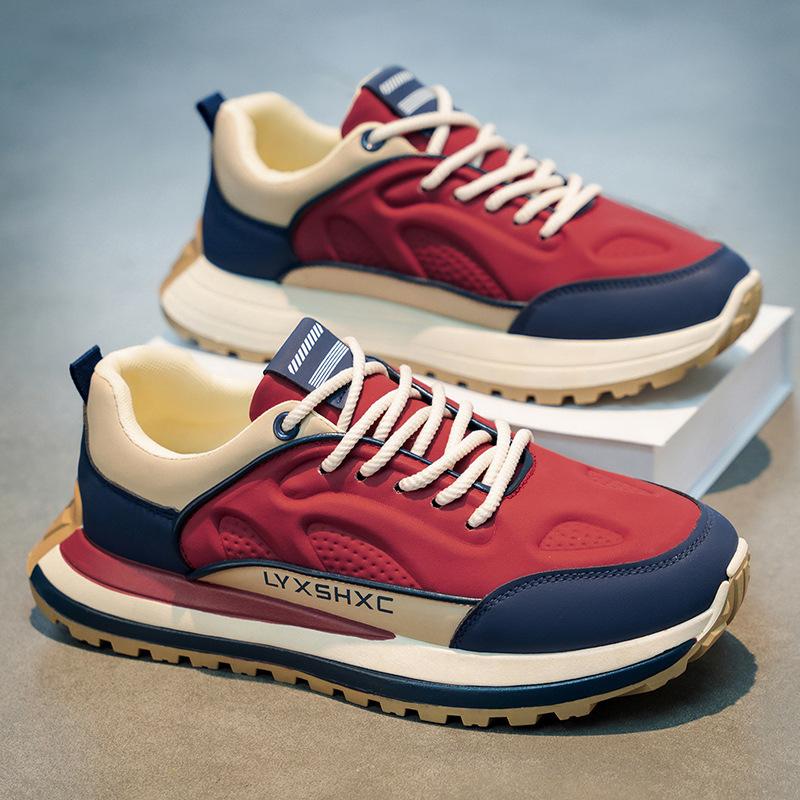 Popular Men S Shoes Casual Shoes Platform-Soled Retro Shoes Sports Shoes Shock-Absorbing Soft-Soled Forrest Gump Dad Trendy Shoes 40