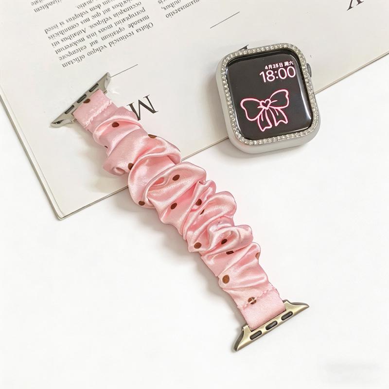 Huawei & Xiaomi Elastic Polka Dot Hair Ties Compatible with Apple Watch Bands