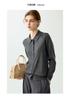 Yangzi 100% Wool Cardigan - POLO Collar Spring & Autumn Fashionable, Age-Reducing Knit