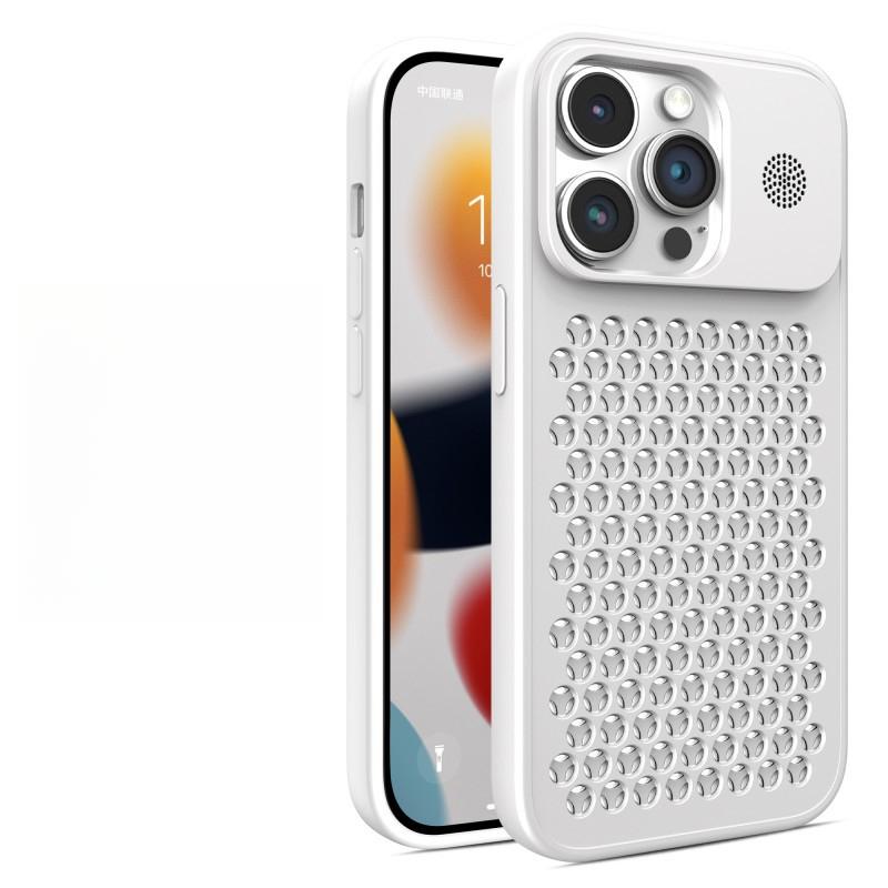 Aromatherapy Shell Hollow Heat Dissipation and Anti-fall Suitable for IPhone 16 Two-in-one Mobile Phone Case Wholesale Apple 14 Protective Case 13