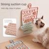 Silicone Cake Shape Pet Slow Food Mat Suction Cup Non-Slip Anti-Choking Slow Feeder Anti-choking Cat Lick Mat for Cats and Dogs