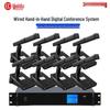 HuDu Professional Wired Digital Conference Microphone System (CN Version)