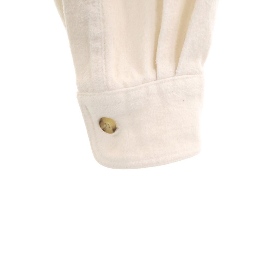 Budweiser 80s 90s Old Long sleeve Flannel shirt M white Men's Used