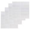 Self-Adhesive Tile Set 4 Pieces. White 30.5X30.5 Cm