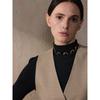 Yhpup Fashion Stainless Steel Wave Choker Necklace 18K Gold Color PVD Plated Popular Metal Distinctive Personality Jewelry