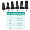 Black Finger Splint Brace Adjustable Finger Support Protector For Fingers Arthritis Joint Finger Injury Brace Pain Relief