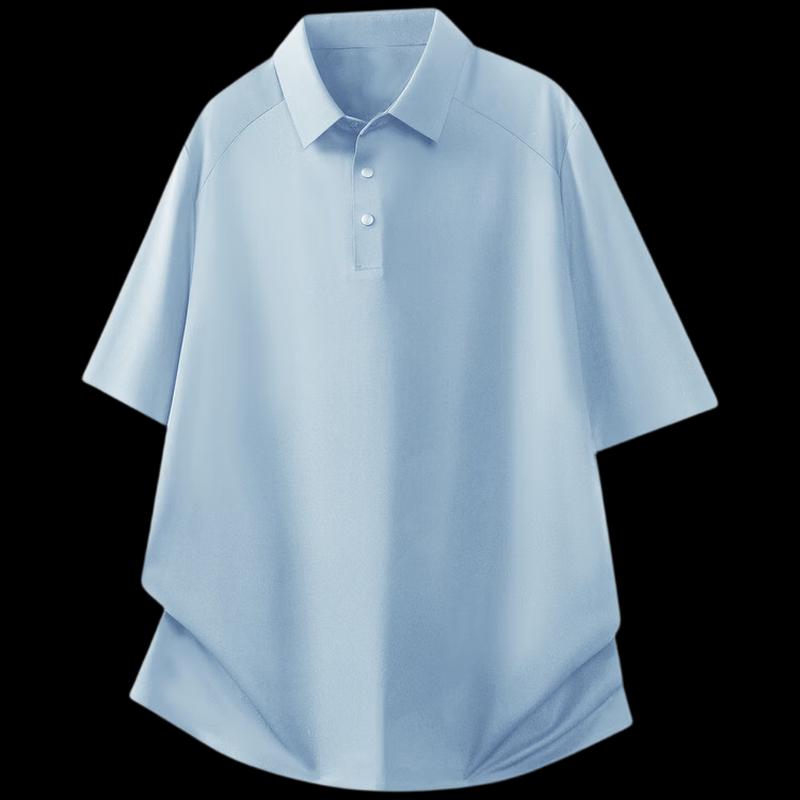 ROMON Men's Ice Silk Cooling Polo Shirt