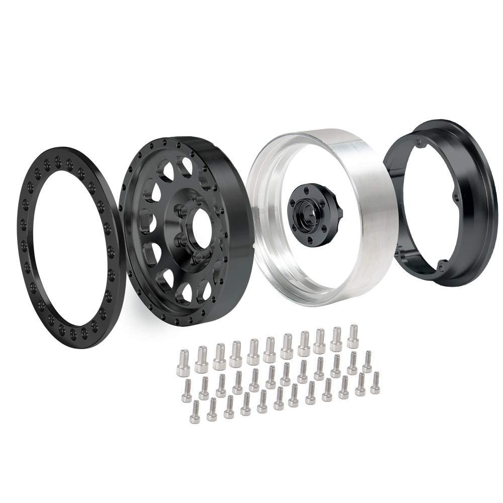2.2-inch Internal Beadlock Wheels Hub for Wraith RC Crawler, No. 3 (4-Pack)