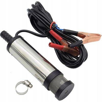 Electric Pump For Draining Fuel, Oil, Water, Crocodile Clips 12V