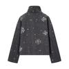 2025 Winter European & American Style Sequin Woolen Jacket