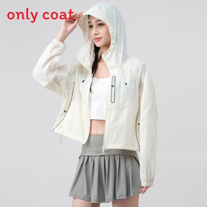 Outdoor Uv Protection Jacket With Breathable Nylon Fabric For Hiking And Camping