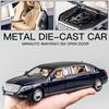 1:32 S650 Alloy Car Model Children Toy Car Six-Door Extended Version Simulation Car Collection Gift A85 for Mercedes-Benz Maybac