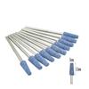 10pcs/set Stone Grinder Polisher Burs 2.35mm Shank For Contouring Shaping Porcelain Nail Rotary Stone Polisher Nail Accessory Mill Tools