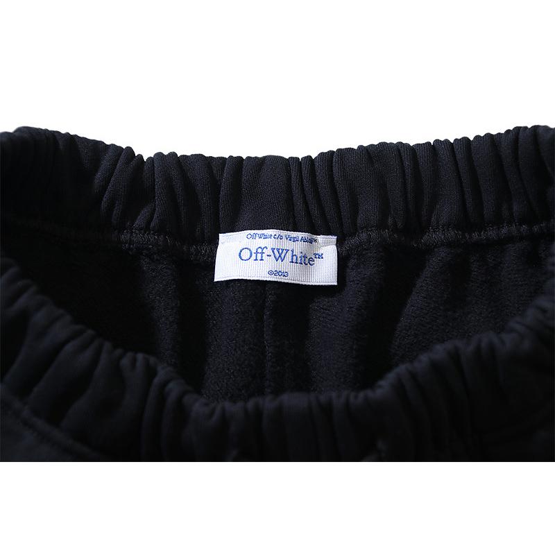 1015 Off-White 2026 Lente/Zomer Nieuw OW Dikke Zool Letterpatroon Gedrukt Casual Losse Shorts voor Mannen en Vrouwen