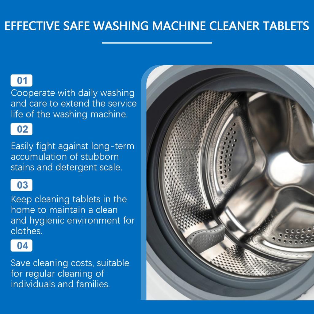 High Efficiency Washing Machine Cleaning Tablets, Washing Machine Cleaning Tablets Remove Dirt, Odor And Mold