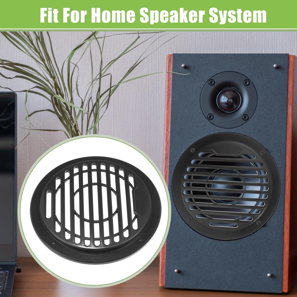 ACROPIX Universal 4.5" Car Speaker Grille Cover Round 4.5" Audio Speaker Subwoofer Guard Protector